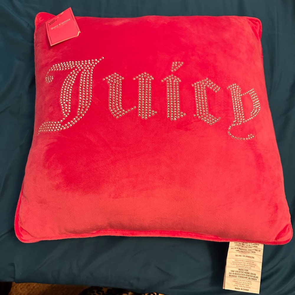 Pink Juicy Couture Pillow